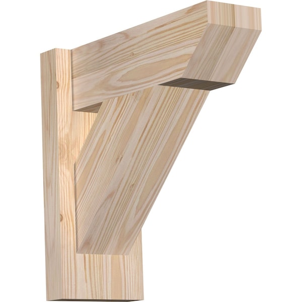 Ekena Millwork Traditional Slat Smooth Outlooker, Douglas Fir, 5 1/2"W x 14"D x 14"H OUT06X14X14TRA06SDF - main